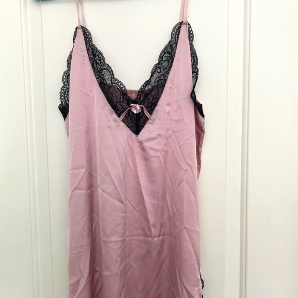 Ekouaer Pink Nightgown Sleepwear Size S